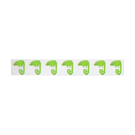 Bande Pour Adresse Caméléon vert mignon (Individual)