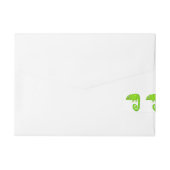 Bande Pour Adresse Caméléon vert mignon (Dos)