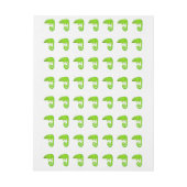 Bande Pour Adresse Caméléon vert mignon (Feuille)