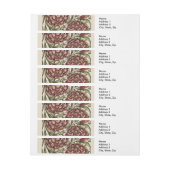 Bande Pour Adresse Carnation Carrelage Fleur Antique Art Rustique (Feuille)