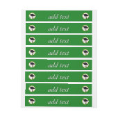 Bande Pour Adresse Casquette diplômé avec diplôme - Vert (Feuille)