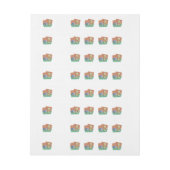 Bande Pour Adresse Chat et cuvette de poisson (Feuille)