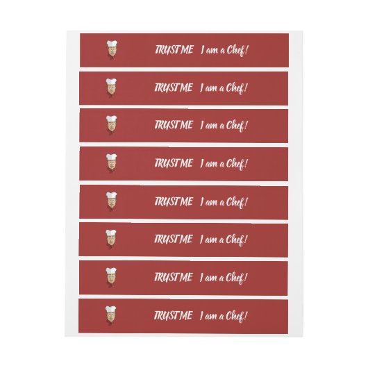 Bande Pour Adresse Chef (Feuille)