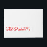 Bande Pour Adresse Christmas de New Address<br><div class="desc">Make your Christmas mailing a little bit extra special with a wrap around label Pick your favorite color and holiday dont le but est de faire respecter la vie de la femme chrétienne ou lettter a special touch and let them know your address ... all at once. Special versions for...</div>