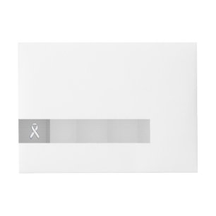 Bande Pour Adresse Chrome Comme White Ribbon Sensibilisation Fibre de