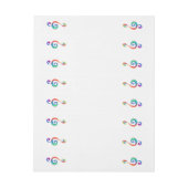 Bande Pour Adresse Clé arc-en-ciel (Feuille)