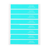 Bande Pour Adresse Conception couleur de haute qualité Aqua (Feuille)