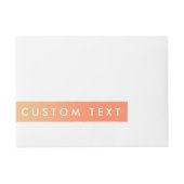 Bande Pour Adresse Coucher de soleil tropical Sherbert Orange Envelop (Devant)