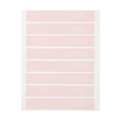 Bande Pour Adresse Couleur du Cool Rose foncé (Feuille)