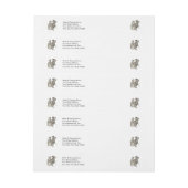 Bande Pour Adresse Couples romantiques de Marie Antoinette Louis XVI (Feuille)