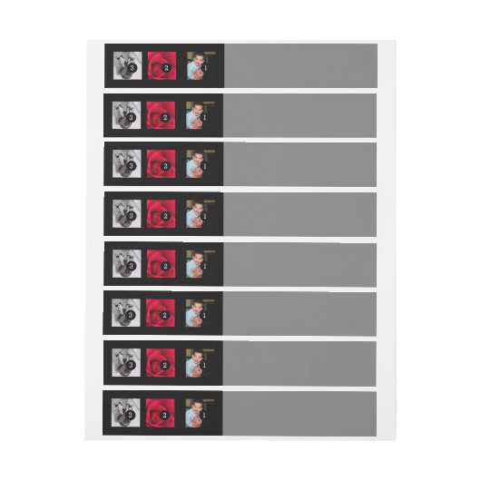 Bande Pour Adresse Créez facilement votre propre affichage photo avec (Feuille)