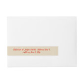 Bande Pour Adresse Cume Noël Gingerbread Couple Custom (Devant)
