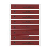 Bande Pour Adresse Cute Halloween Vampire Custom (Feuille)