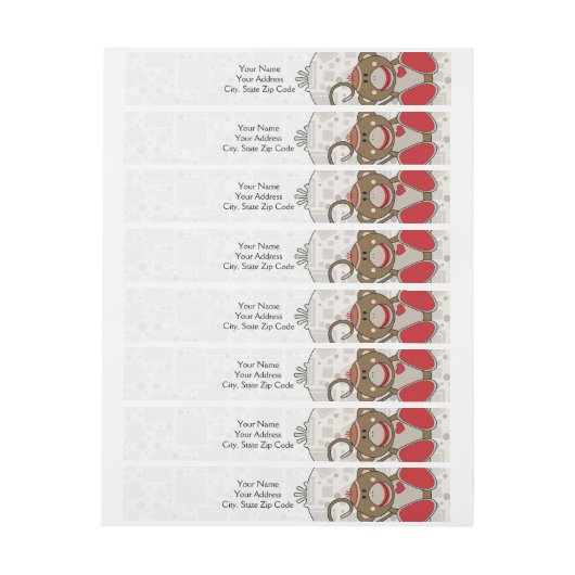 Bande Pour Adresse Cutelyn Sock Singe (Feuille)