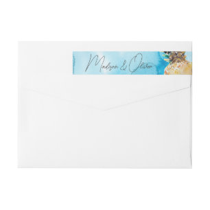 Bande Pour Adresse De Retour Adresse de Retour Aquarelle Tropicale Ananas