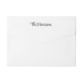 Bande Pour Adresse De Retour Adresse de retour de script moderne et élégant (Dos)