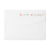 Bande Pour Adresse De Retour Adresse de retour lumineuse légère, enrouler (Dos)