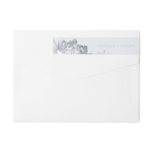 Bande Pour Adresse De Retour Ambiance aquarelle (Dos)