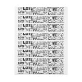Bande Pour Adresse De Retour Amour 3 (Feuille)