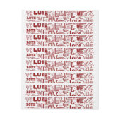 Bande Pour Adresse De Retour Amour 6 (Feuille)