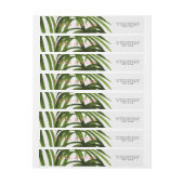 Bande Pour Adresse De Retour Amour tropical/adresse de retour d'enveloppe (Feuille)
