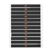 Bande Pour Adresse De Retour Angel Fire Heart with Wings (Feuille)