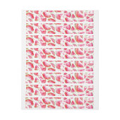 Bande Pour Adresse De Retour Aquarelle pastèque 1 (Feuille)