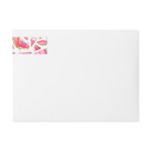 Bande Pour Adresse De Retour Aquarelle pastèque 1 (Devant)