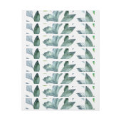 Bande Pour Adresse De Retour Aquarelle tombée feuille 11 (Feuille)