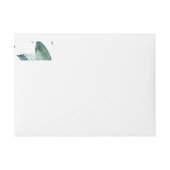 Bande Pour Adresse De Retour Aquarelle tombée feuille 11 (Devant)