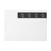 Bande Pour Adresse De Retour Aquarius Zodiac Constellation Engraving Hevelius (Dos)