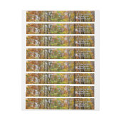 Bande Pour Adresse De Retour Automne Forêt II Automne Paysage Photographie (Feuille)