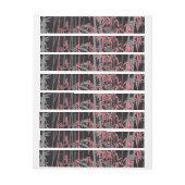 Bande Pour Adresse De Retour Bambou 5 (Feuille)