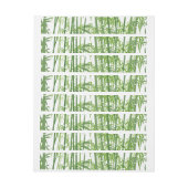 Bande Pour Adresse De Retour Bambou 7 (Feuille)