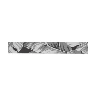Bande Pour Adresse De Retour Banane Feuille 3