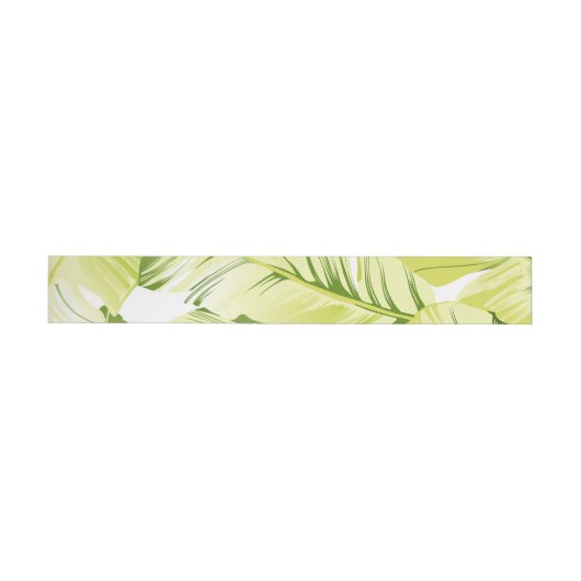 Bande Pour Adresse De Retour Banane Feuille 4 (Individuel)