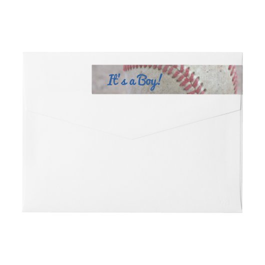 Bande Pour Adresse De Retour Baseball (Dos)