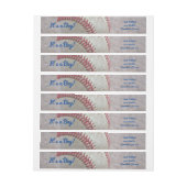 Bande Pour Adresse De Retour Baseball (Feuille)