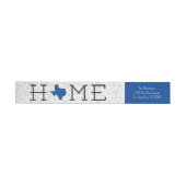 Bande Pour Adresse De Retour Blue HOME Texas (Individuel)