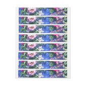 Bande Pour Adresse De Retour Bouquets avec roses (Feuille)