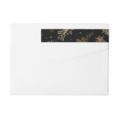 Bande Pour Adresse De Retour Branches et pin 2 (Dos)