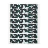 Bande Pour Adresse De Retour Butterfly Pattern 14 (Feuille)