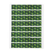Bande Pour Adresse De Retour Caméléon vert mignon (Feuille)