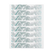 Bande Pour Adresse De Retour Carte des arbres 3 (Feuille)