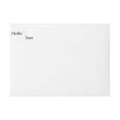 Bande Pour Adresse De Retour Chicago Skyline (Devant)