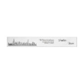 Bande Pour Adresse De Retour Chicago Skyline (Individuel)
