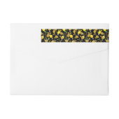 Bande Pour Adresse De Retour citrons d'aquarelle 30 (Dos)