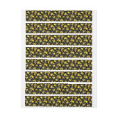 Bande Pour Adresse De Retour citrons d'aquarelle 30 (Feuille)