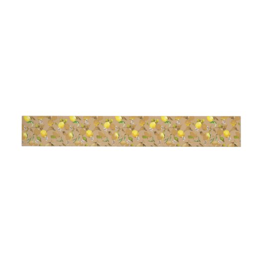 Bande Pour Adresse De Retour citrons d'aquarelle 32 (Individuel)