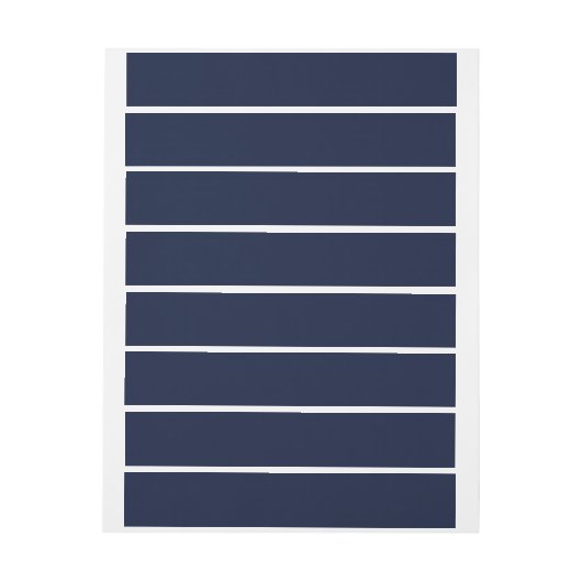 Bande Pour Adresse De Retour Classic Midnight Blue 1" x 7.25" (Feuille)